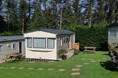 Larch caravan